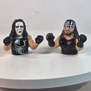 WCW Wrestling Sting & Macho Man Madness Mini Thumb Wrestlers